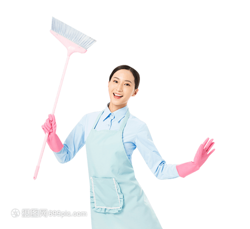 家政服務(wù)女性掃地
